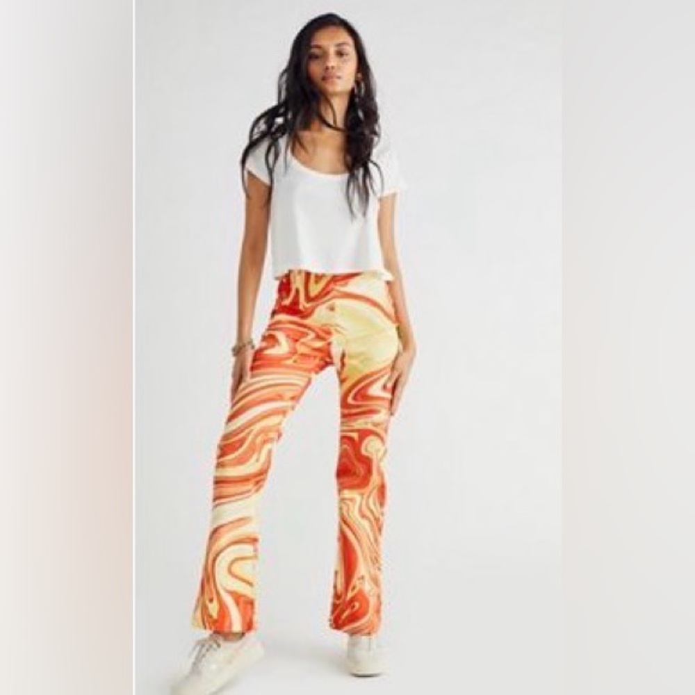 NWOT Hosbjerg (through Free People) Vilma Liquid Pants - Size XL MSRP $100